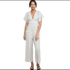 LSPACE Doheny Striped Wide Leg Jumpsuit